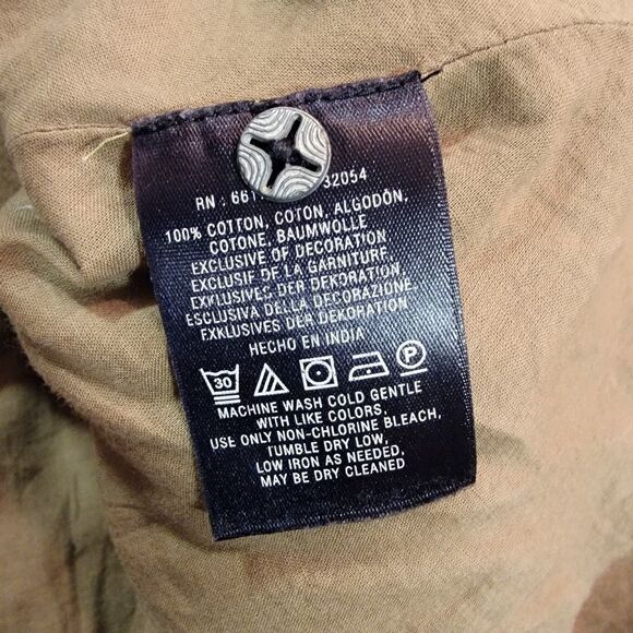 Anthropologie Postmark Bubbled Bands Shirt Dress size 00 - Picture 5 of 5